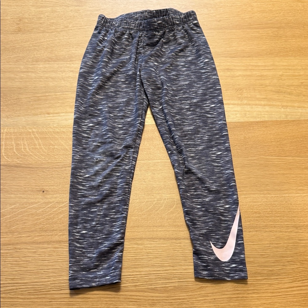 Nike Kids Black and White Leggings